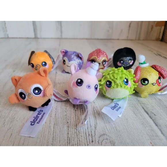Squeezeamals elephant sloth dog unicorn Mini plush set toy - Picture 2 of 5
